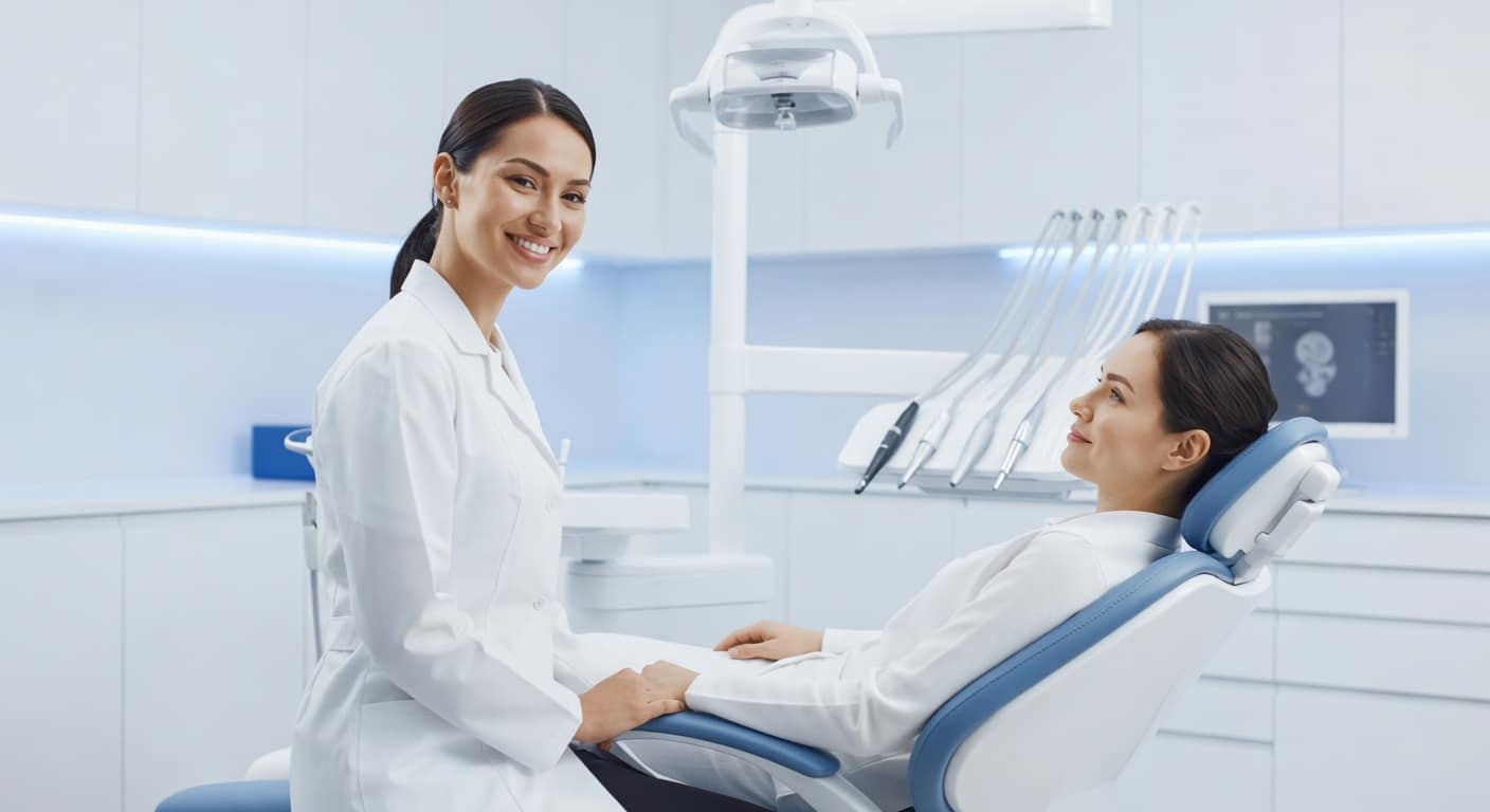 Paciente feliz tras tratamiento dental exitoso